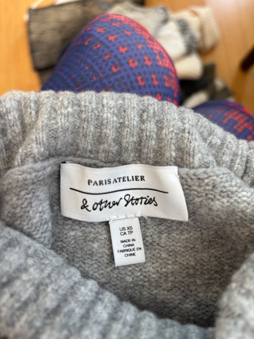 gray crop sweater by Other Stories, xs - Picture 4 of 4